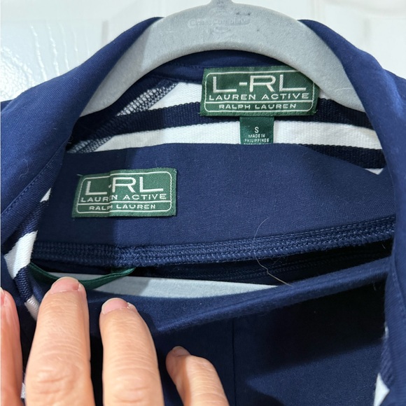 RLX Ralph Lauren Navy and White Striped Jacket - Picture 3 of 10